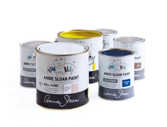 Tins of Annie Sloan Chalk Paint