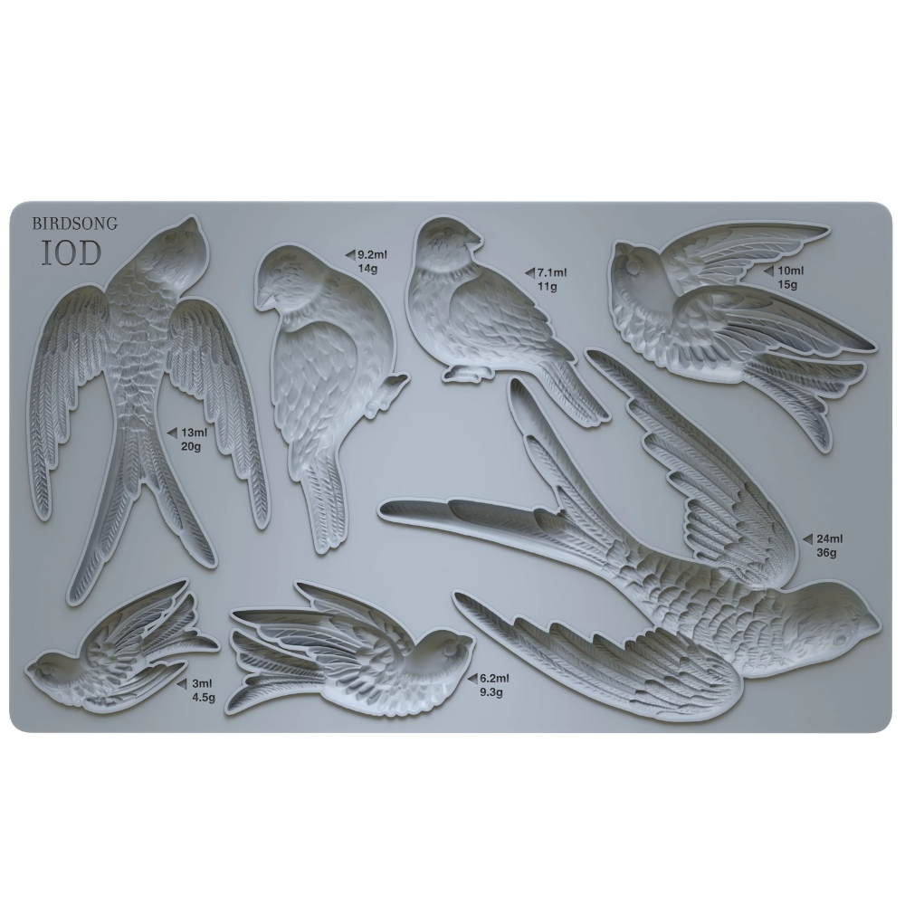 IOD Birdsong Decor Mould ™ 6 x 10