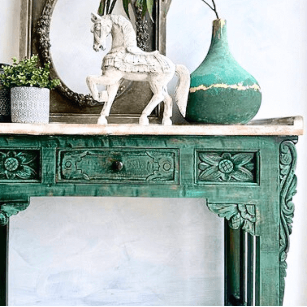 Amara Emerald Console Table