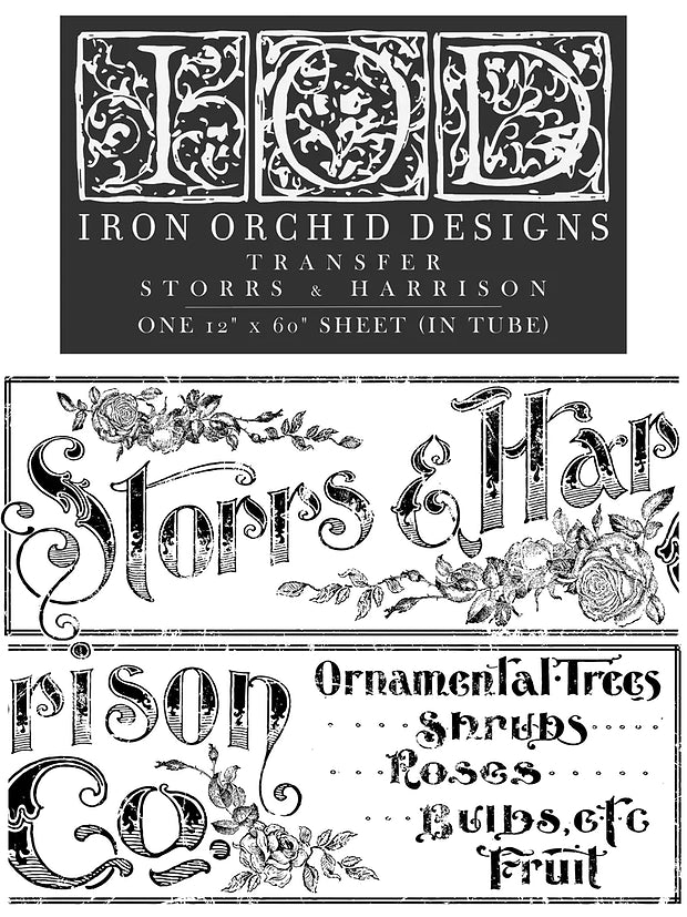STORRES AND HARRISON 12 x 60 DECOR TRANSFER™