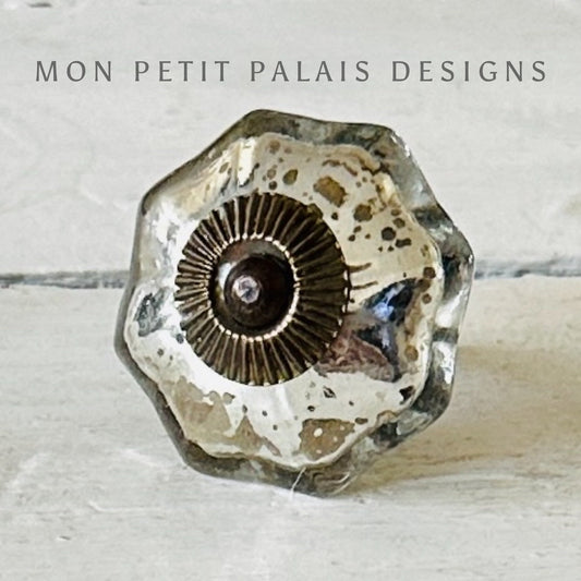 Vivienne Mercury Glass Door Knob