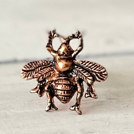 Copper Queen Bee Door Knob
