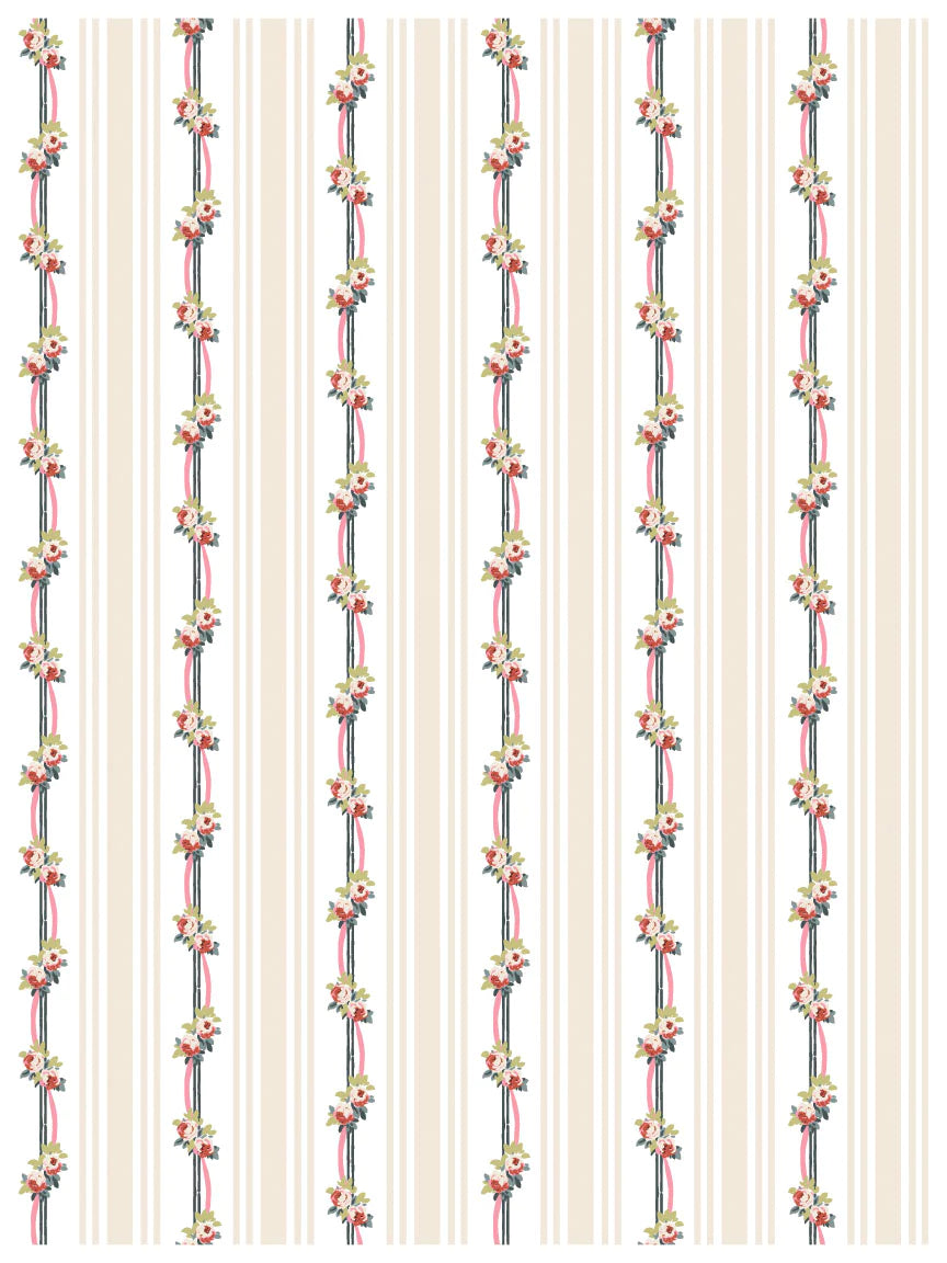 LATTICE ROSE 12x16 IOD DECOR PAINT INLAY PAD™ MON PETIT PALAIS DESIGNS