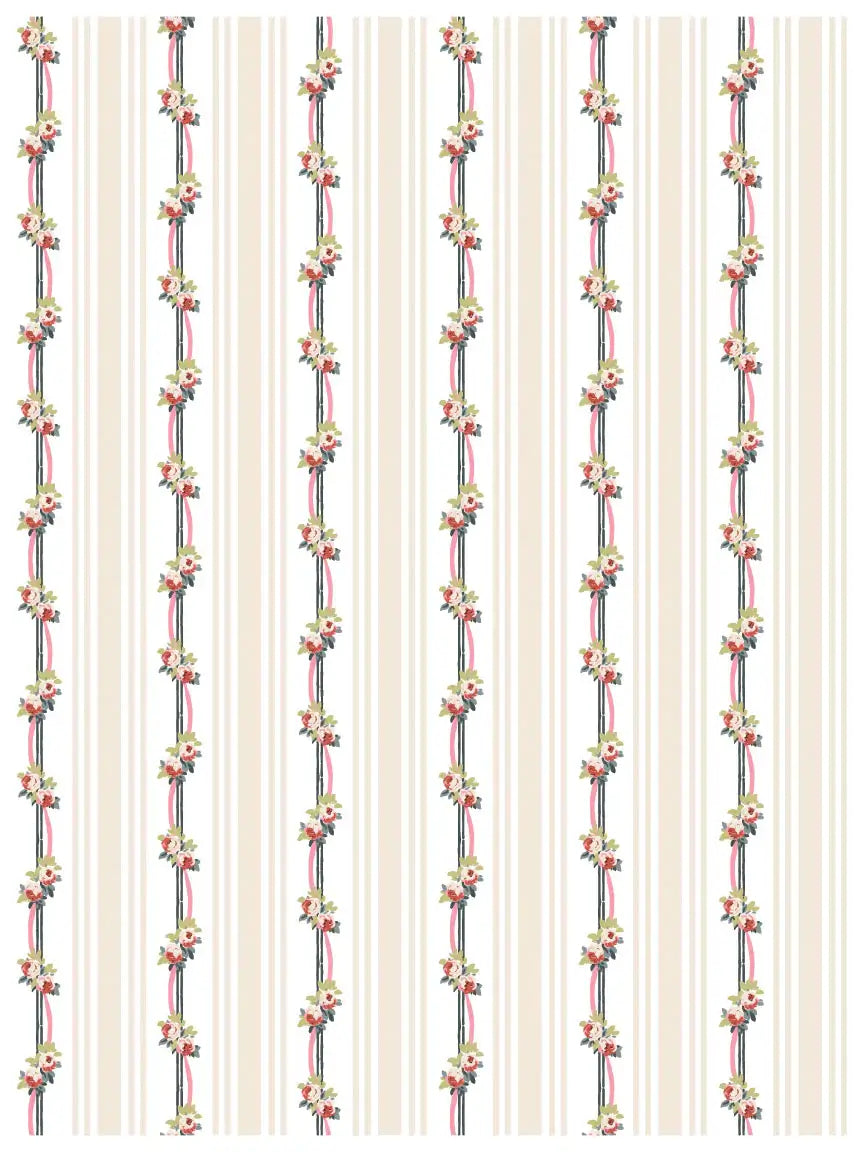 LATTICE ROSE 12x16 IOD DECOR PAINT INLAY PAD™ MON PETIT PALAIS DESIGNS