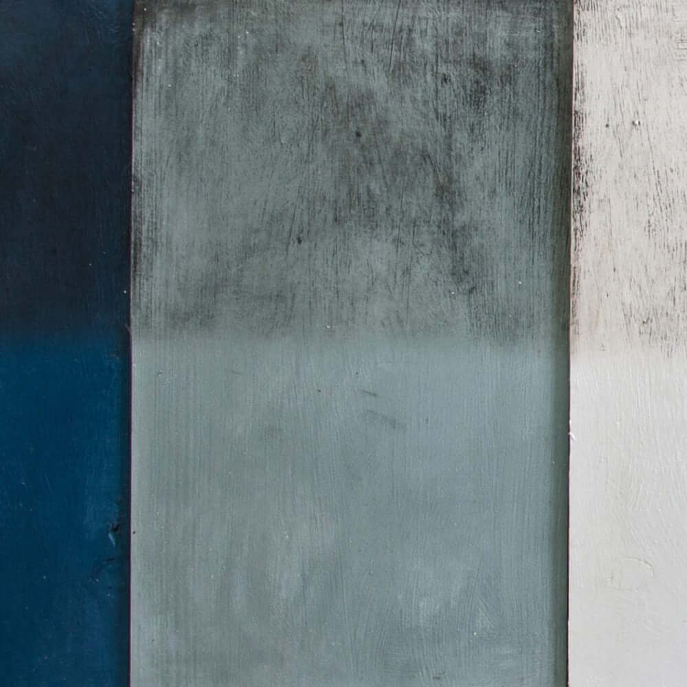 Annie Sloan Black Chalk Paint Wax swatches showcasing dramatic depth in painted furniture and decor.