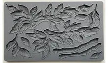 IOD Viridis Decor Mould showing intricate botanical designs of leaves and vines for furniture and décor styling.