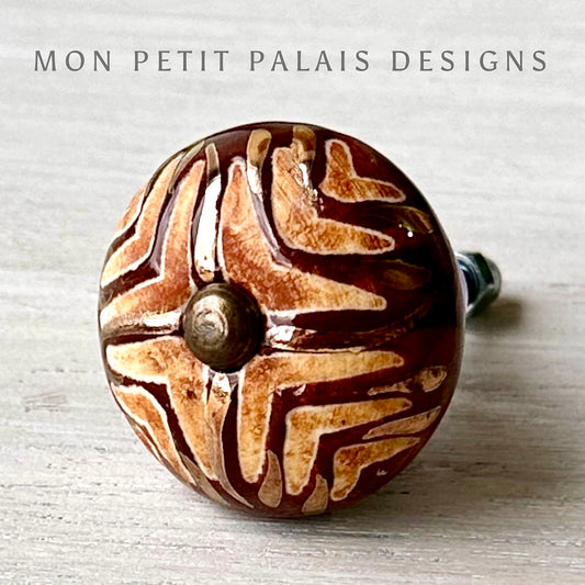 Tigress Boho luxe Ceramic Handles