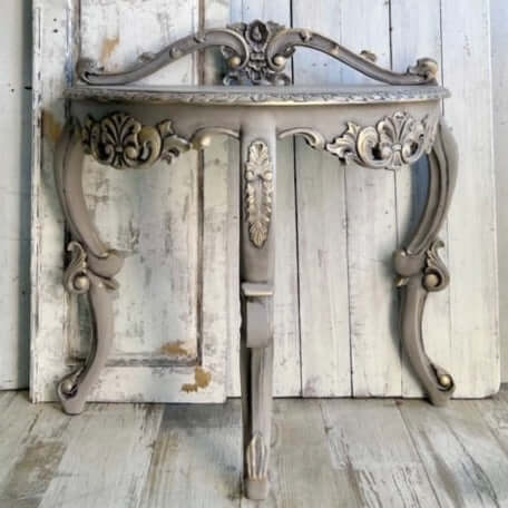 French Linen with Bright Gold Gilding Wax