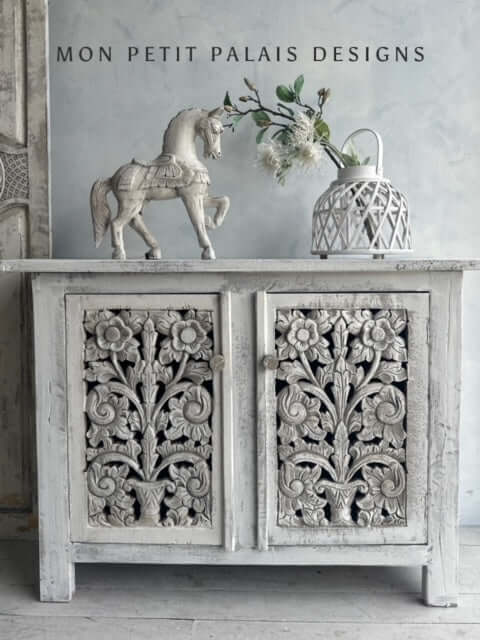 Aria Bohemian Luxe Carved Cabinet