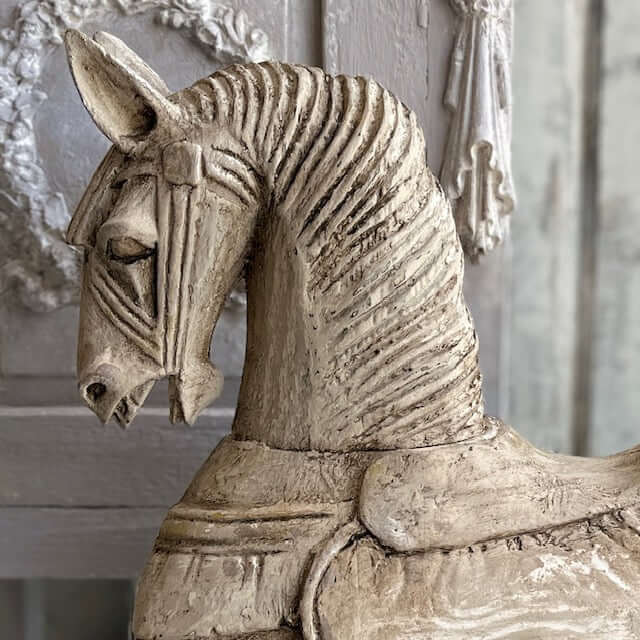Cheval Vintage Hand Painted Horse