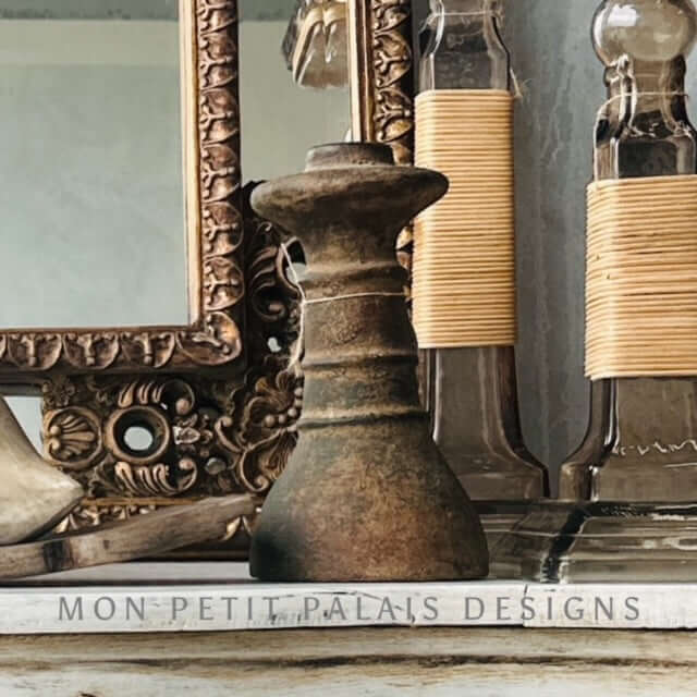 Mexican Clay Candlestick