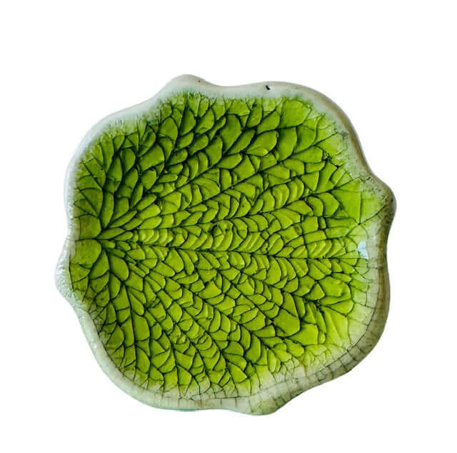 Fern – Green Crackle Glass Door Knob