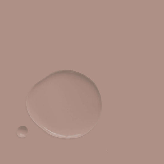 Annie Sloan Chalk Paint Jaipur Pink colour swatch -paint blob on neutral background for upcycling and furniture projects.