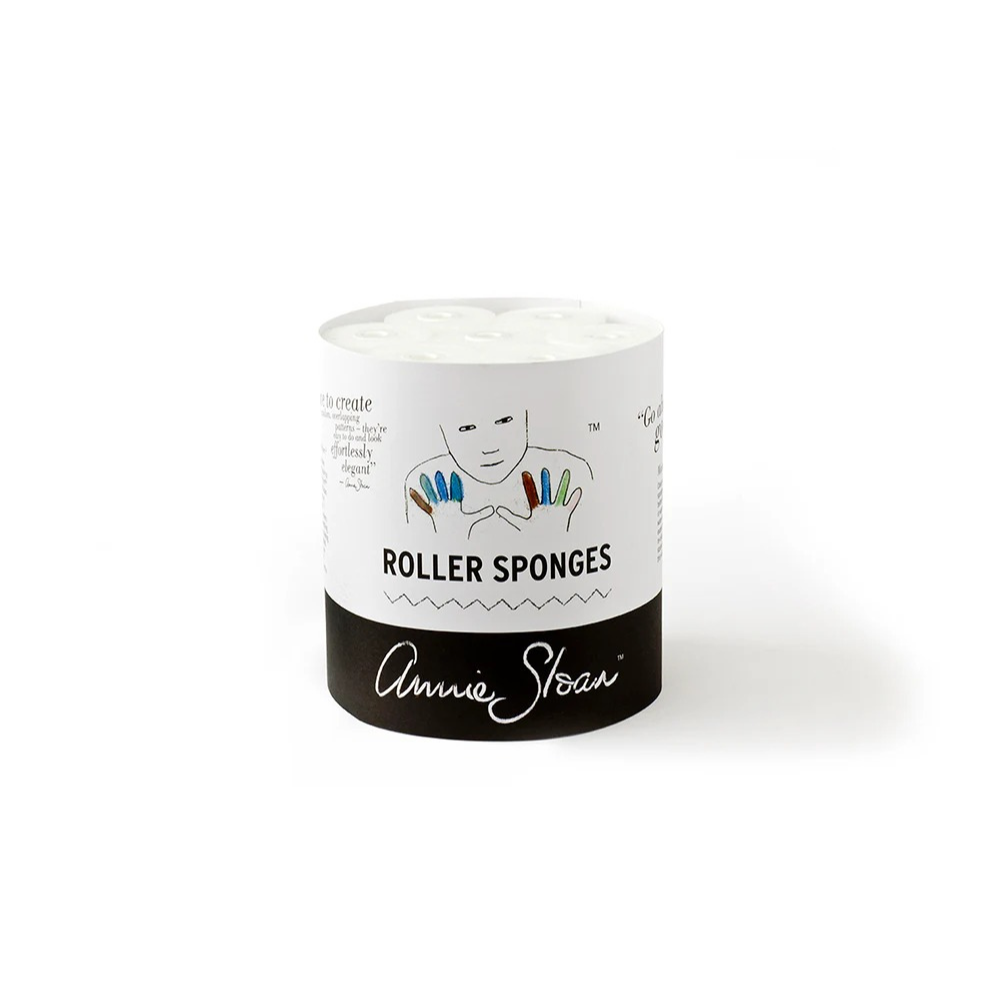 Annie Sloan roller sponge container with multiple sponge heads for use with sponge rollers on Chalk Paint projects