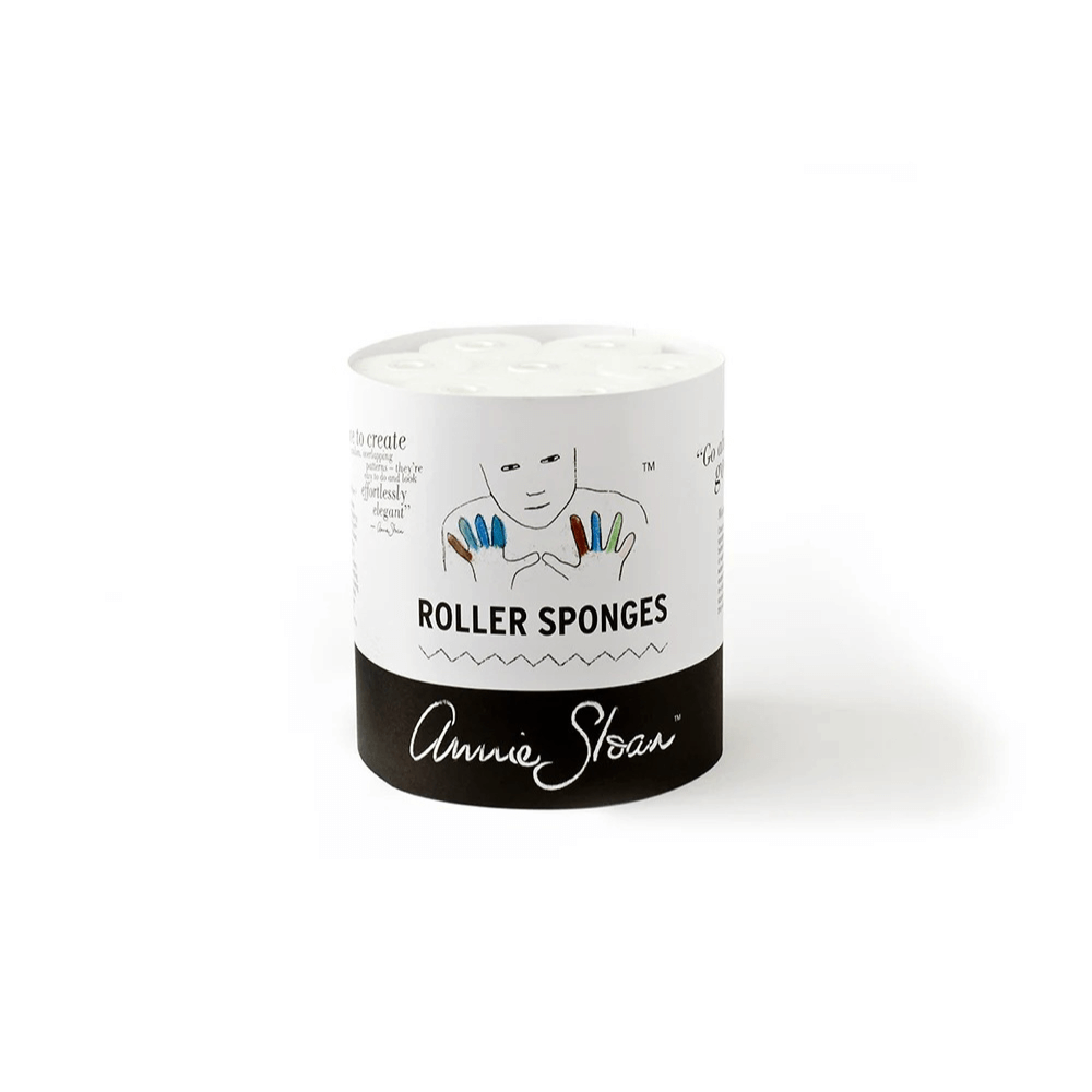 Annie Sloan roller sponge container with multiple sponge heads for use with sponge rollers on Chalk Paint projects