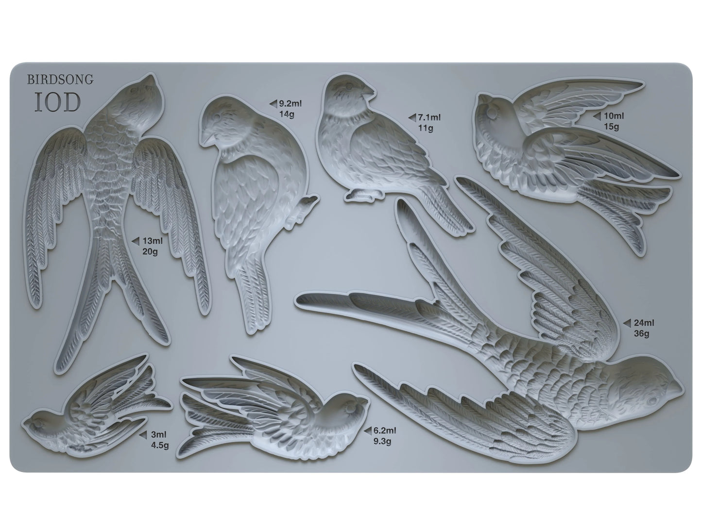 IOD Birdsong Decor Mould ™ 6 x 10