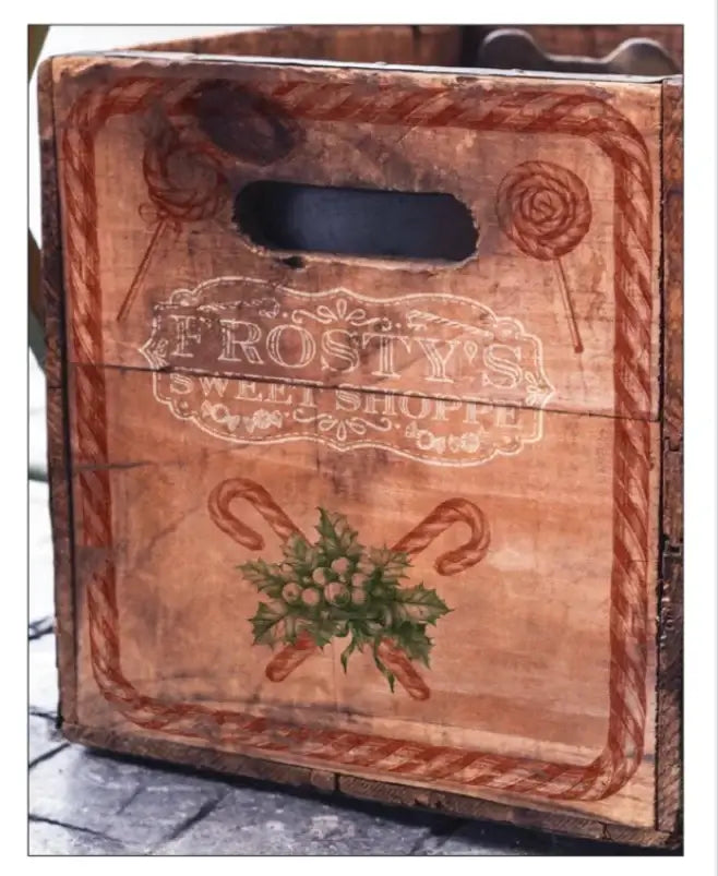 FROSTY'S SWEET SHOPPE 12×12 IOD DECOR STAMP™