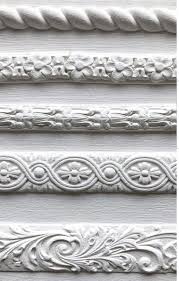 IOD Trimmings 2 Decor Mould showcasing intricate decorative borders and trims for furniture styling.