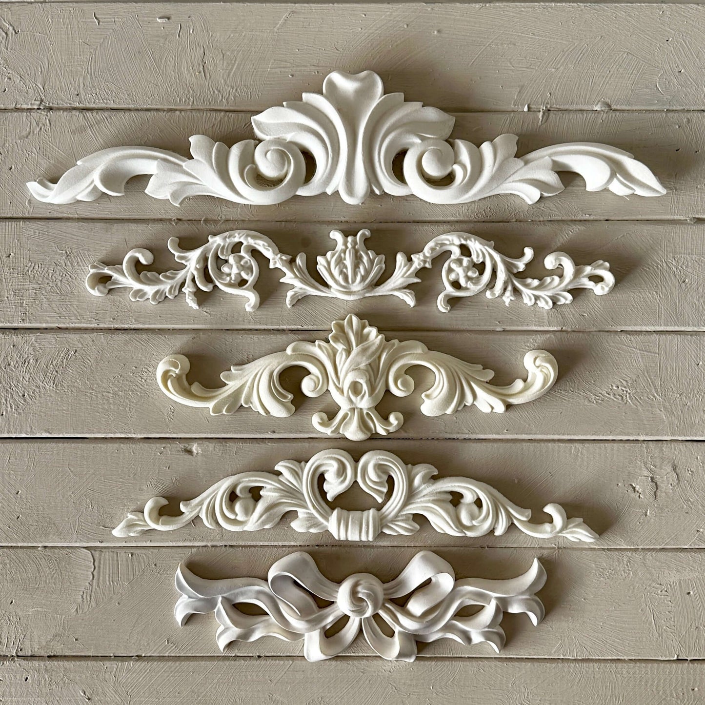 Pediment 007 - Resin Applique for Furniture & Crafts