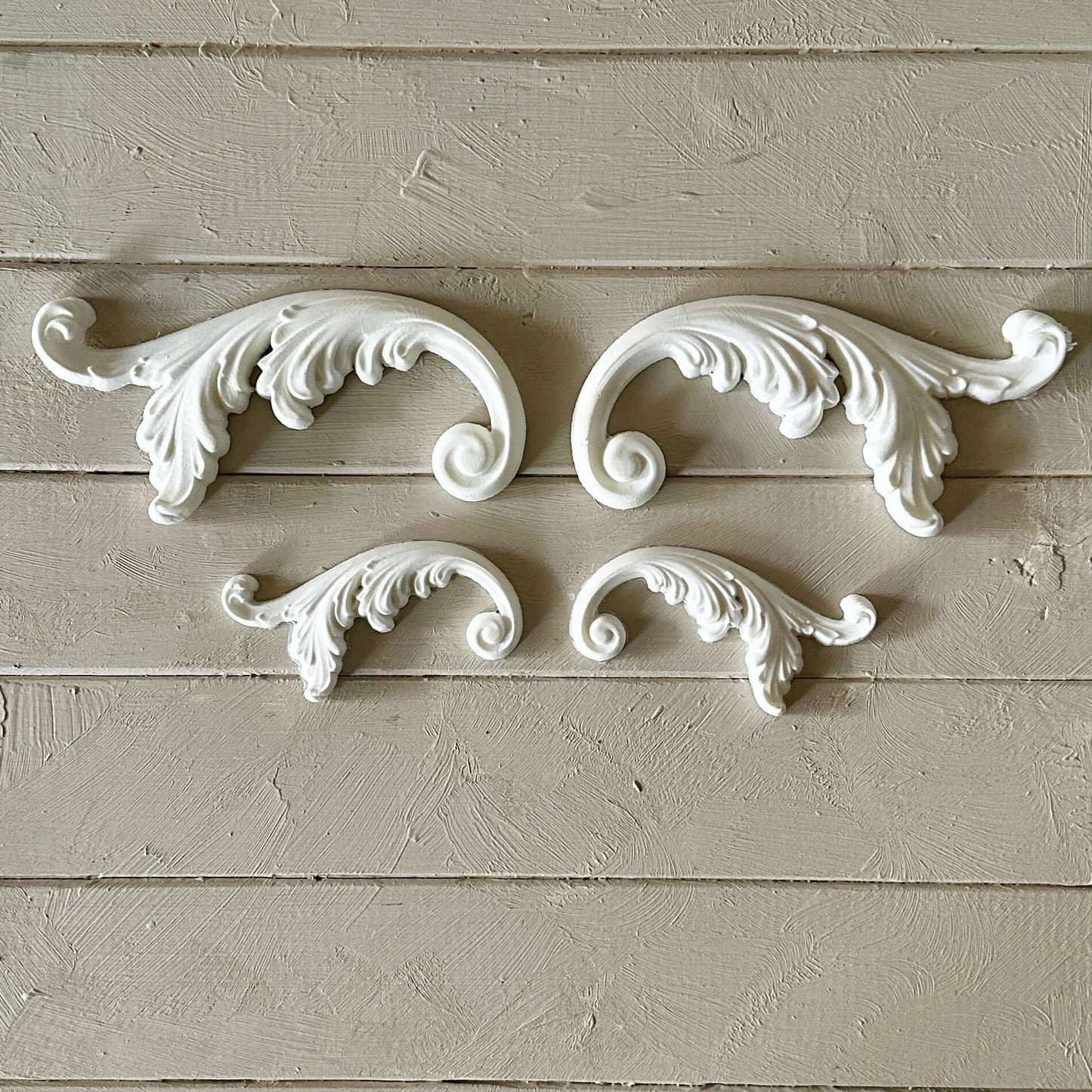 Scroll 003 - Resin Applique for Furniture & Crafts