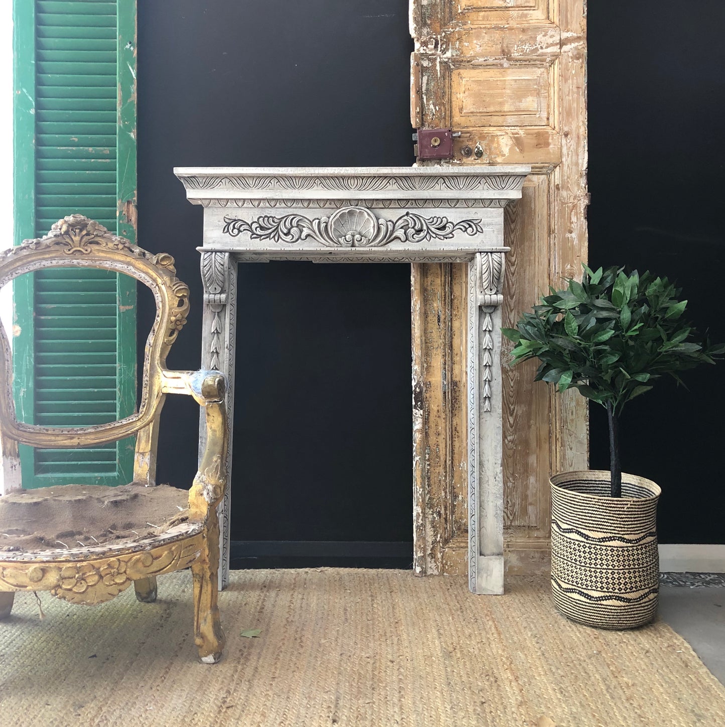 Hand Carved Fire Surround