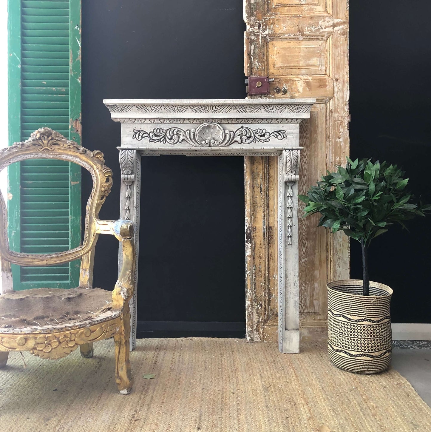 Hand Carved Fire Surround