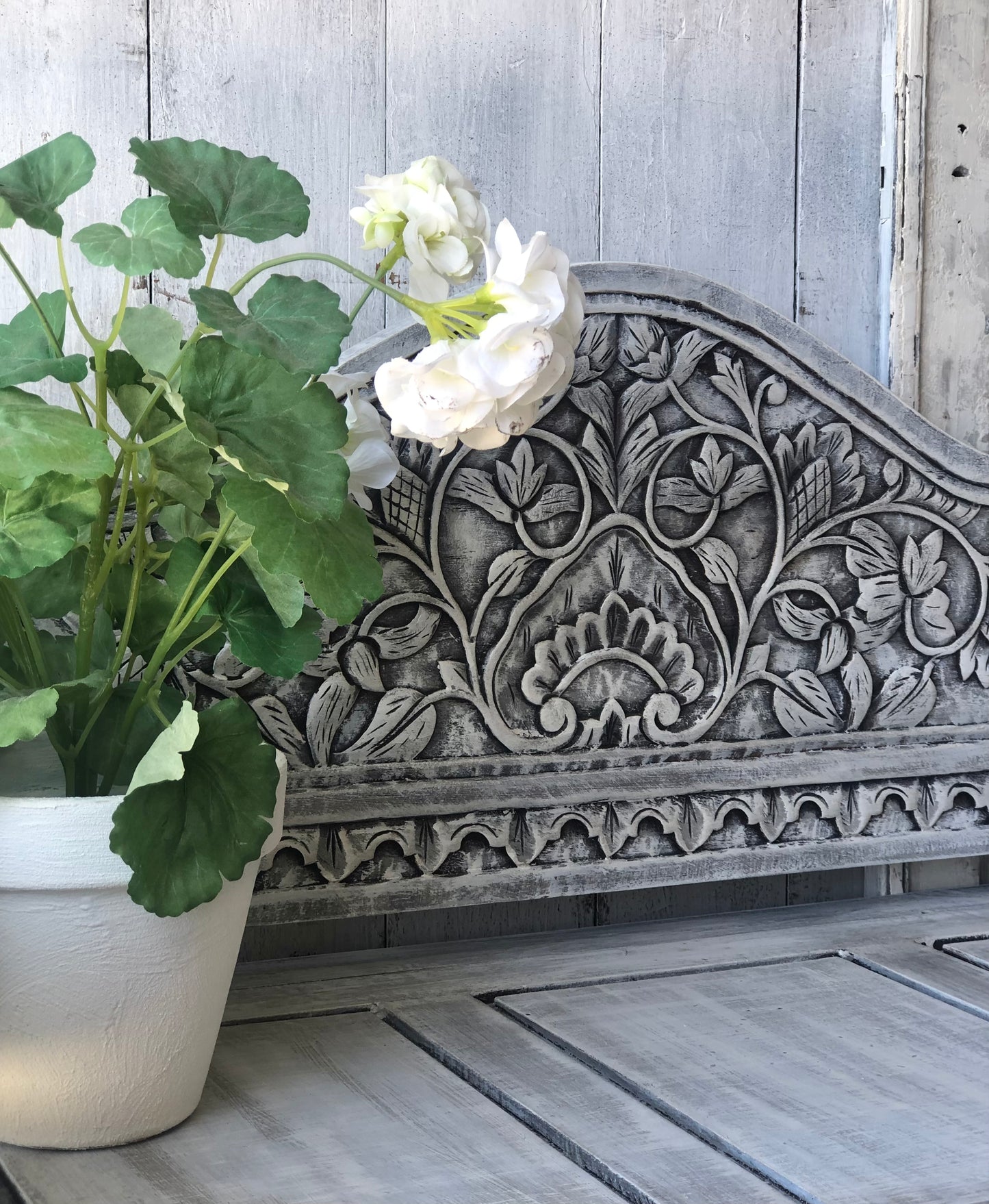 Montpellier Carved Bench Seat