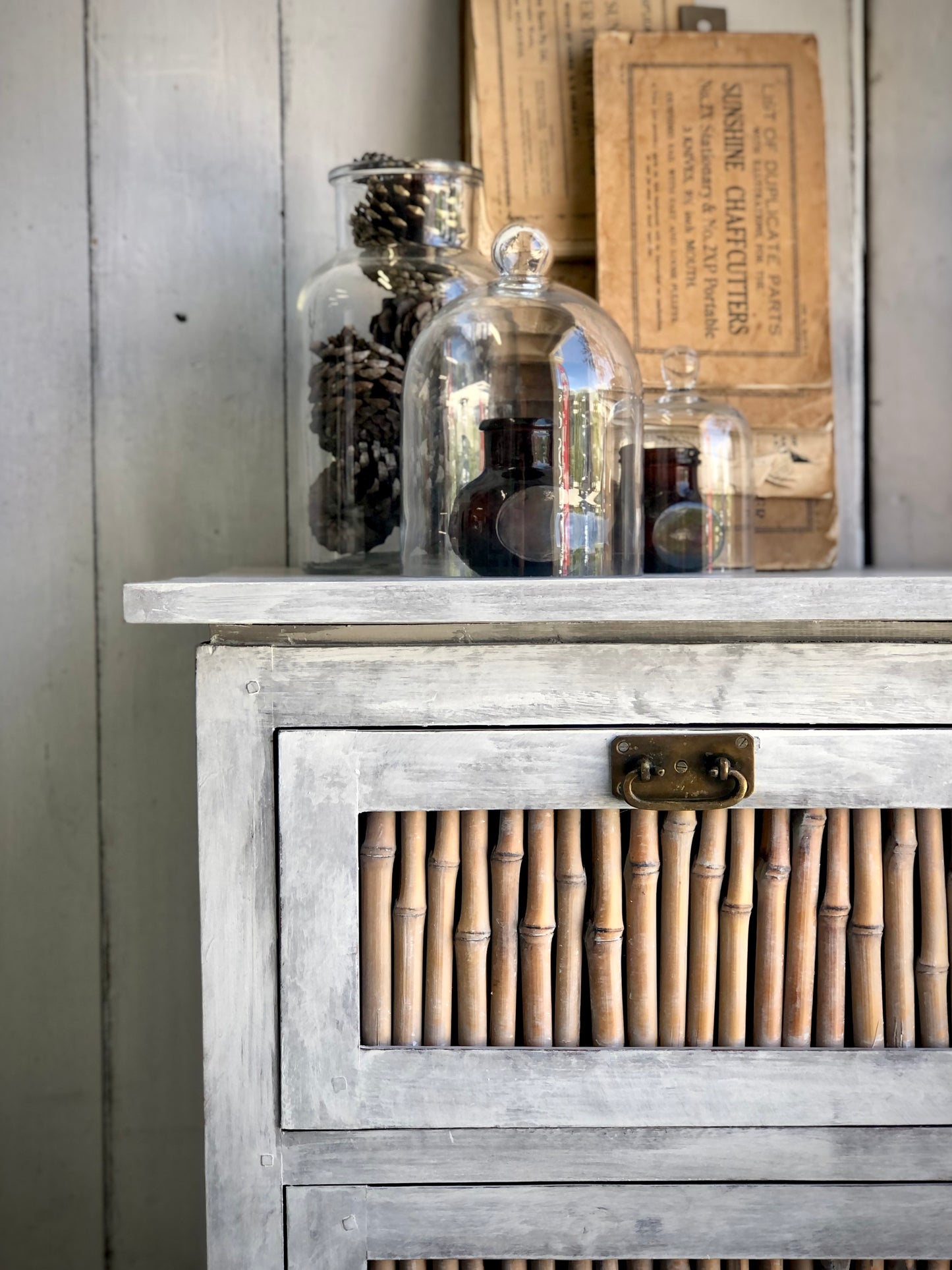 Bleached Boho Cabinet