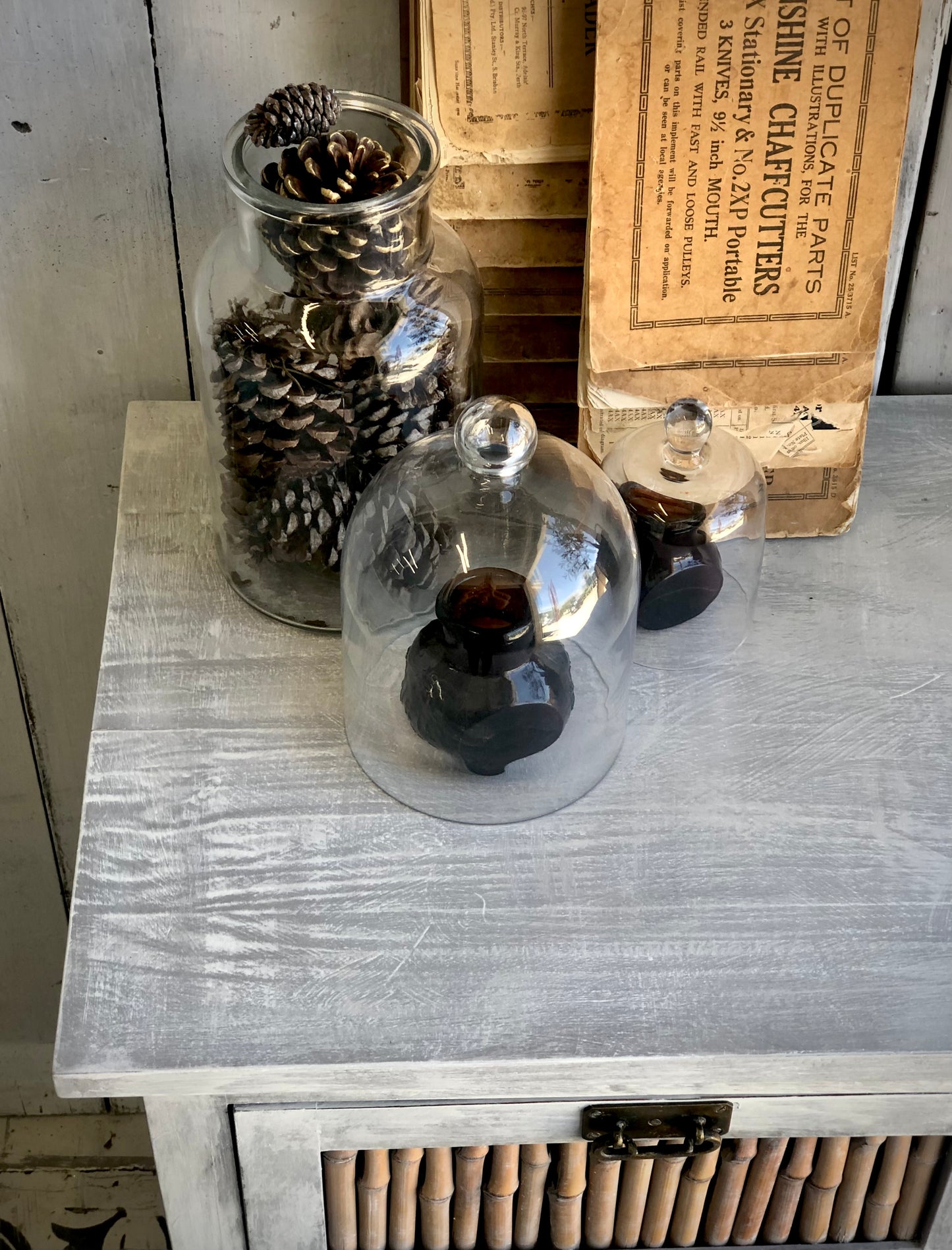 Bleached Boho Cabinet