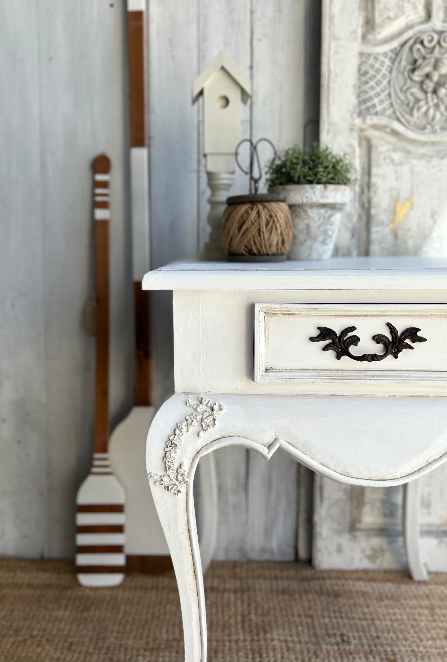 White Painted Bedside Cabinets