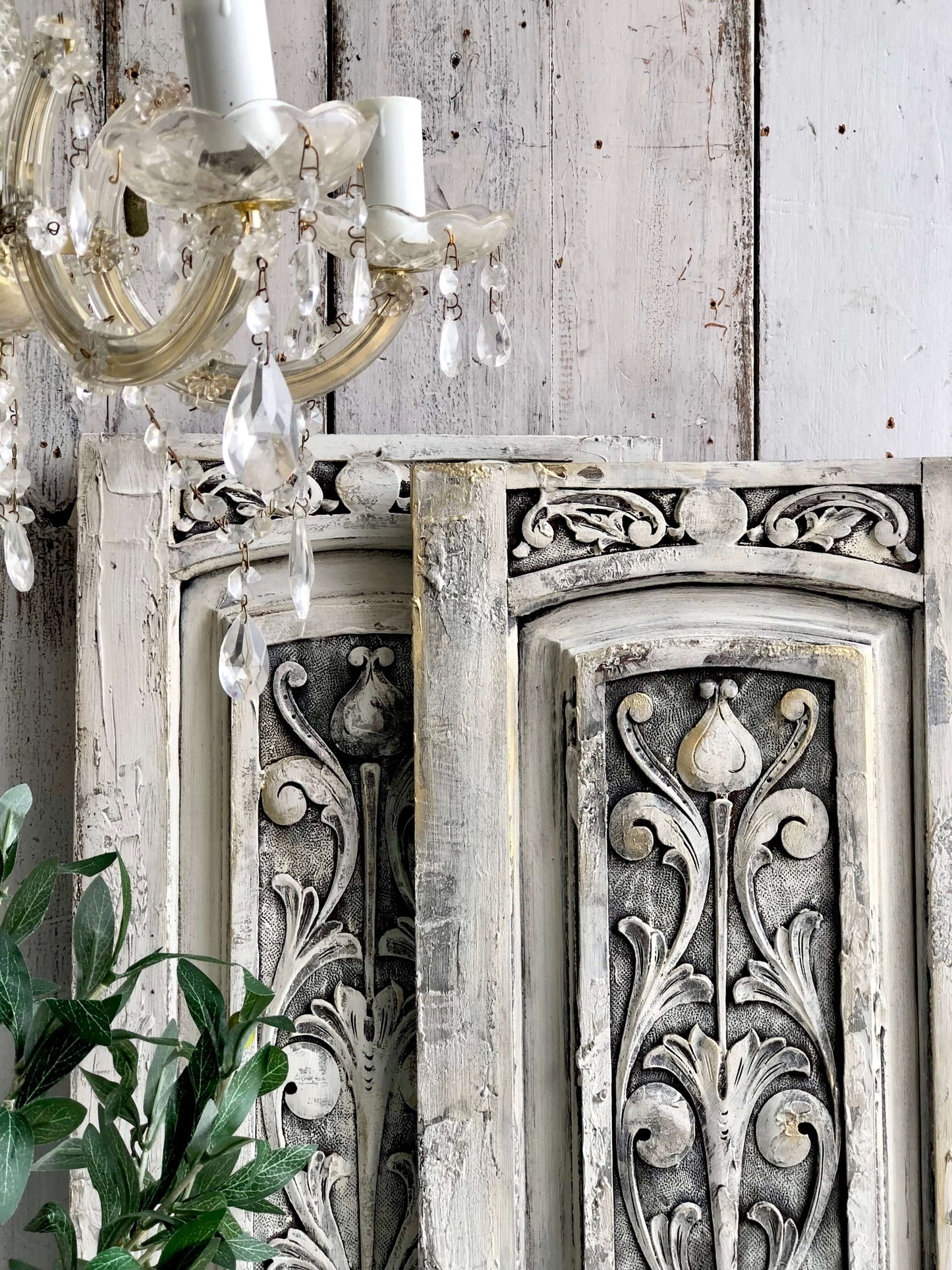 Hand Painted Rustic Shutter