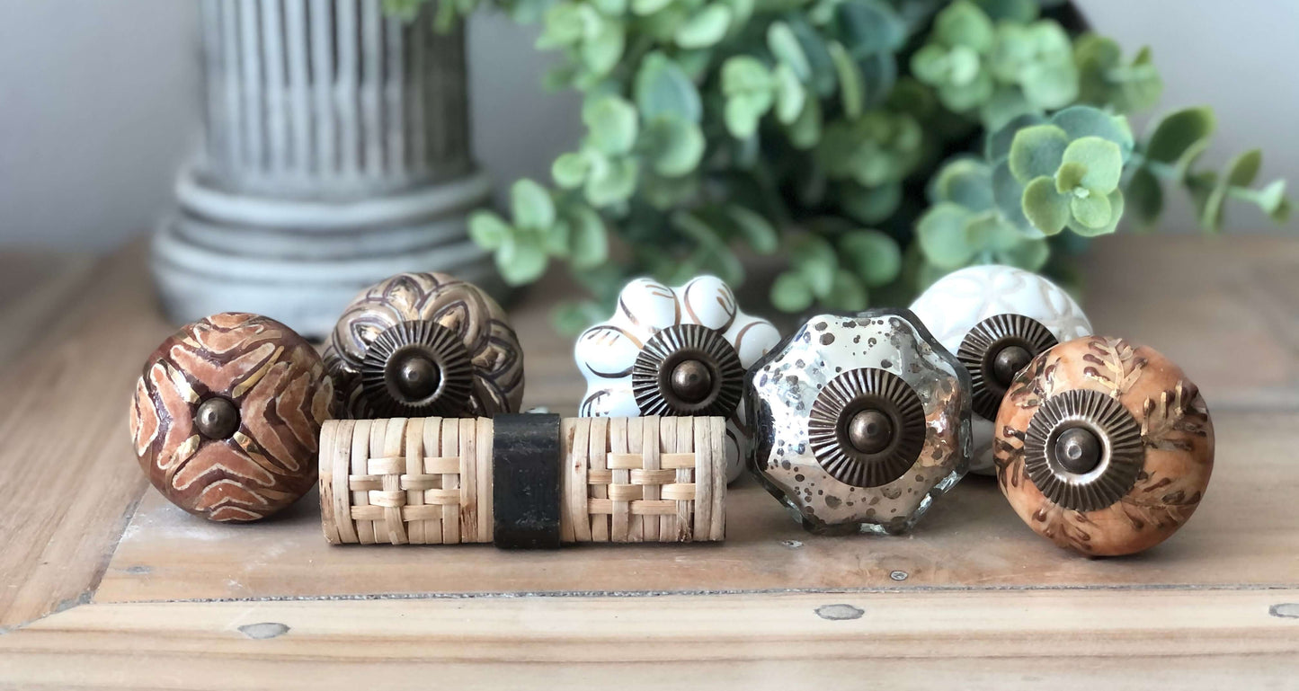 Tigress Boho luxe Ceramic Handles