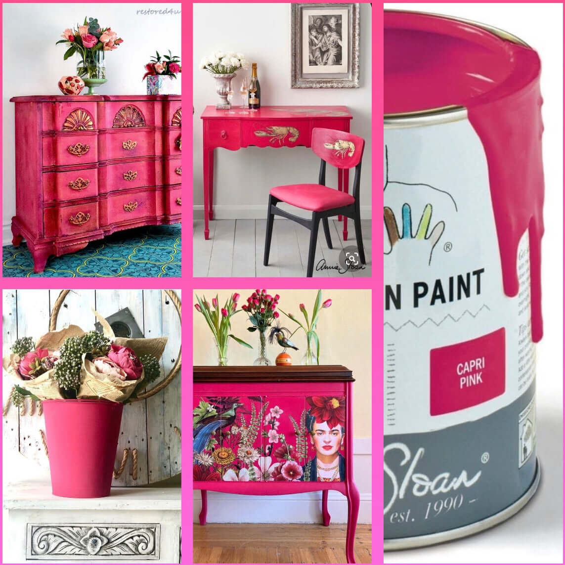 Pink Painted Furniture