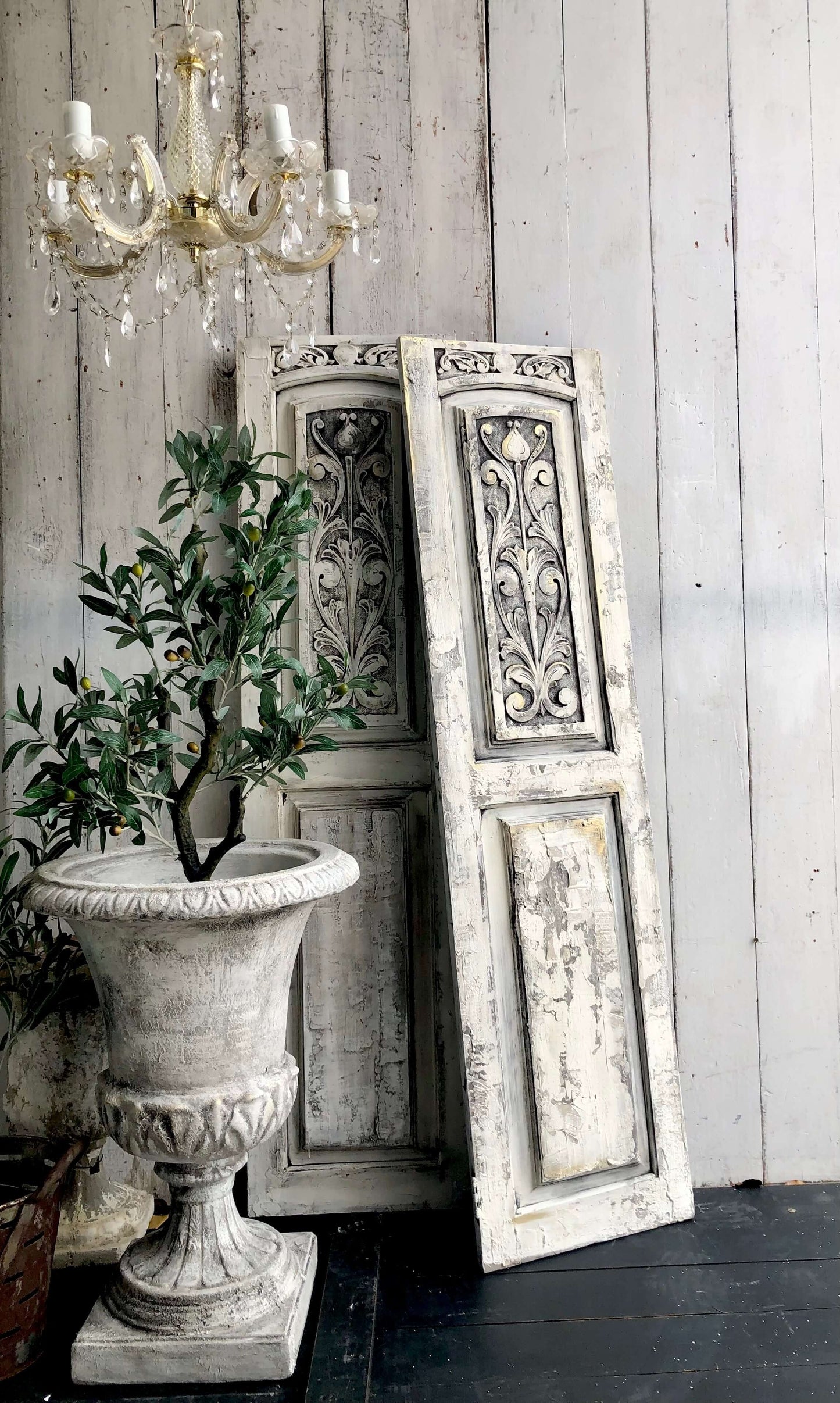 Hand Painted Rustic Shutter