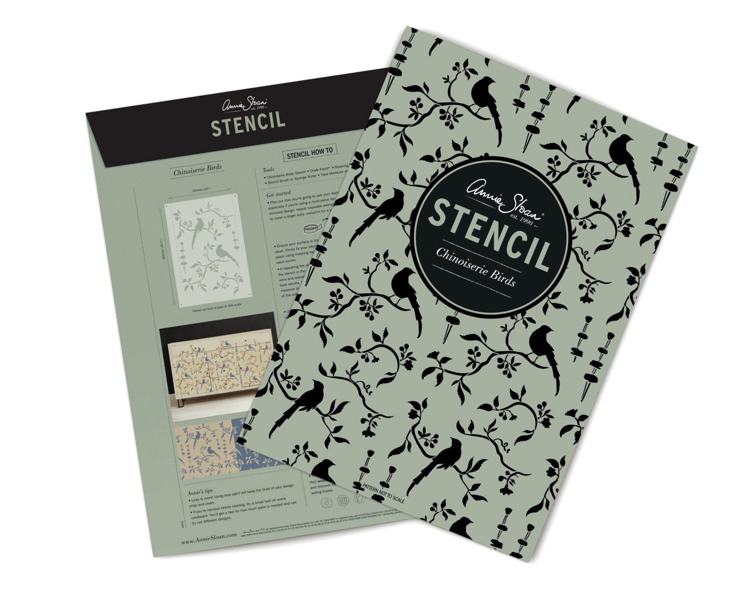Chinoiserie Annie Sloan Stencil