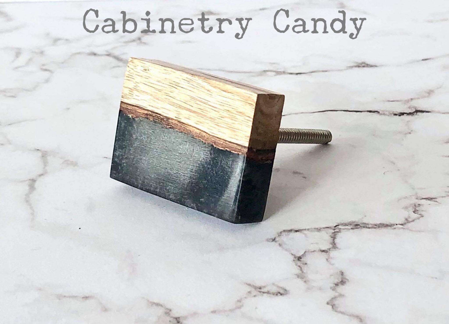 Noir - Charcoal Timber Cabinet Knob