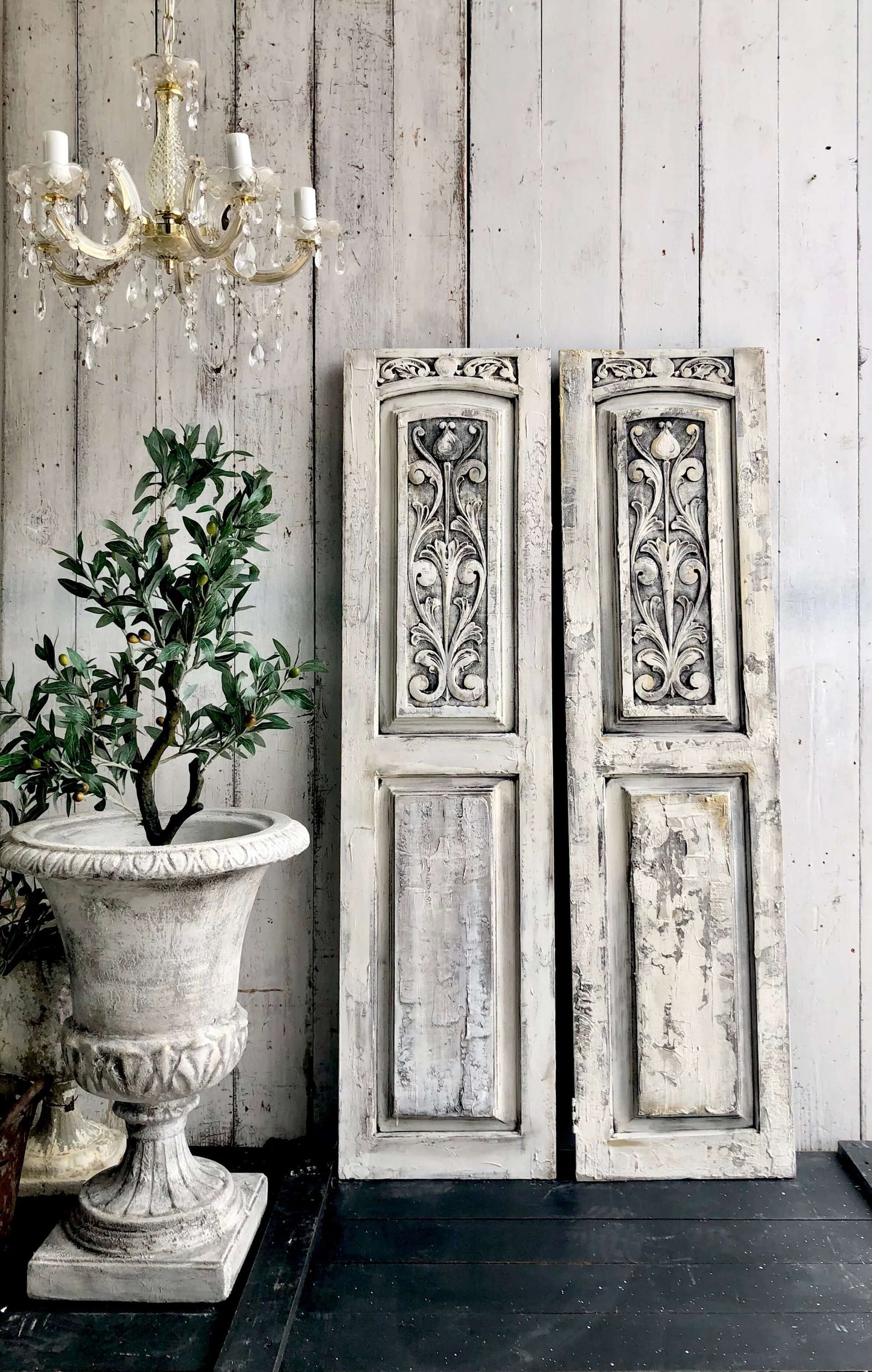 Hand Painted Rustic Shutter