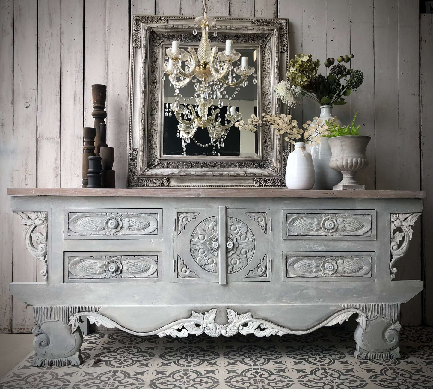 Marseille Carved Cabinet