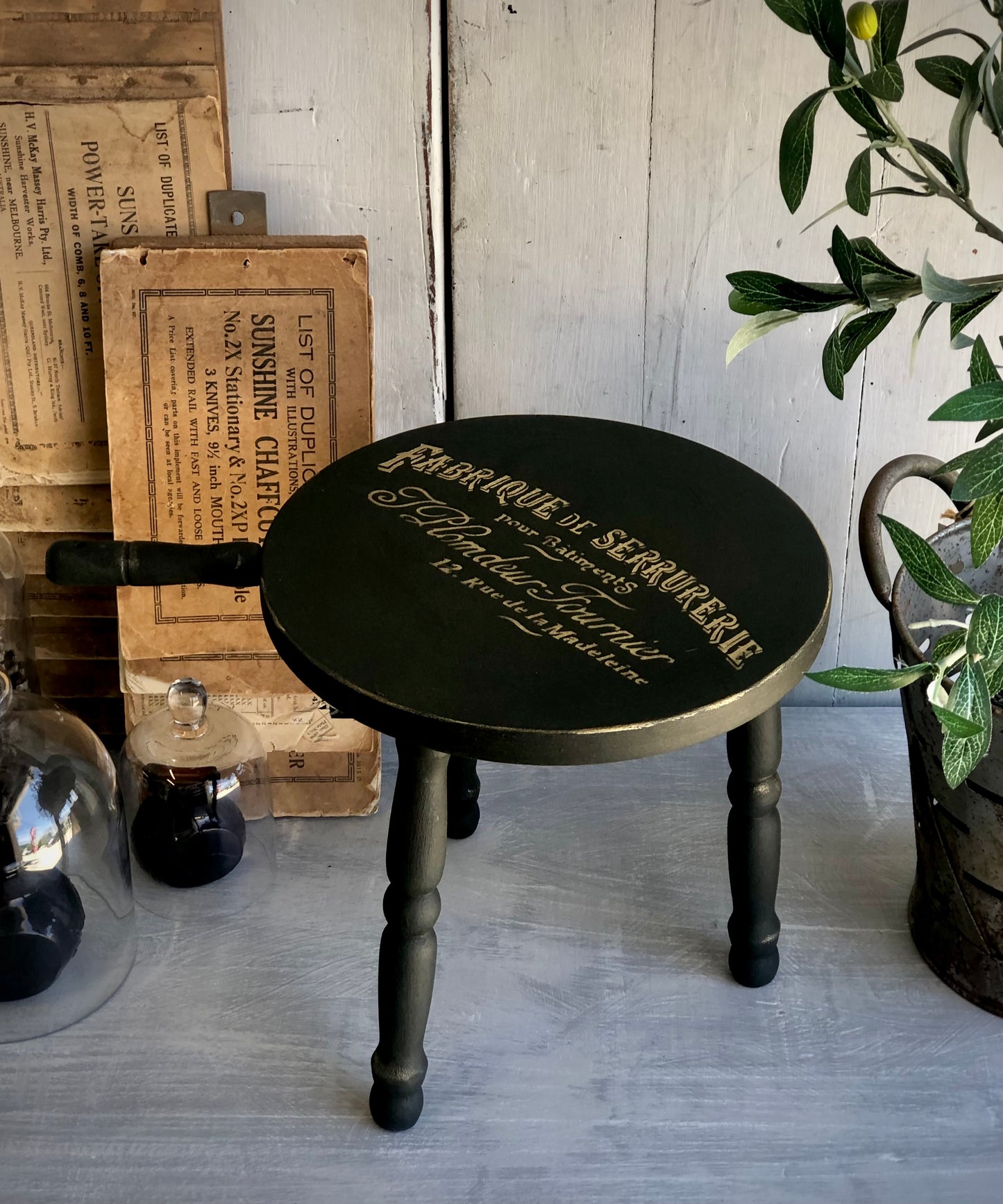 Petite Vintage Stool