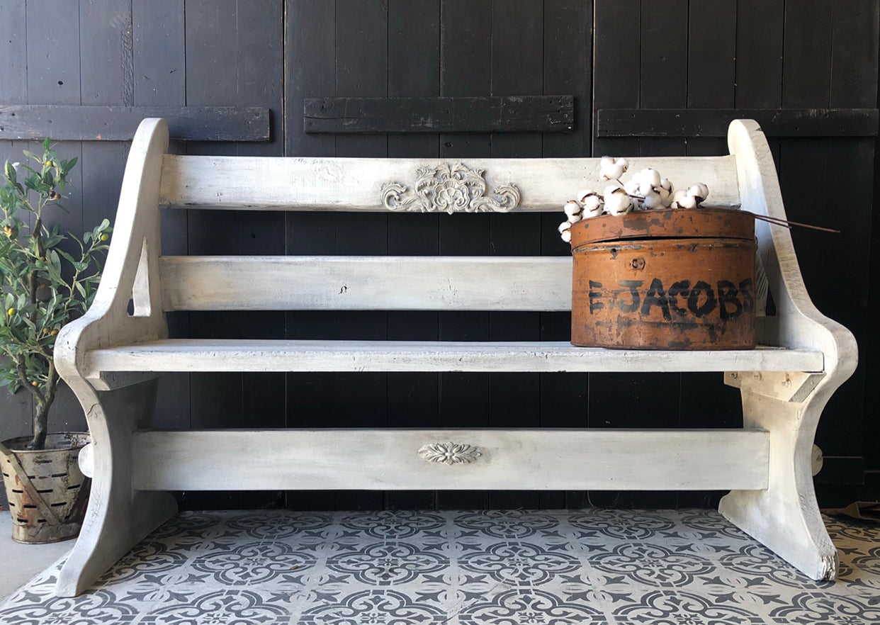 Vintage Metal Hat Box
