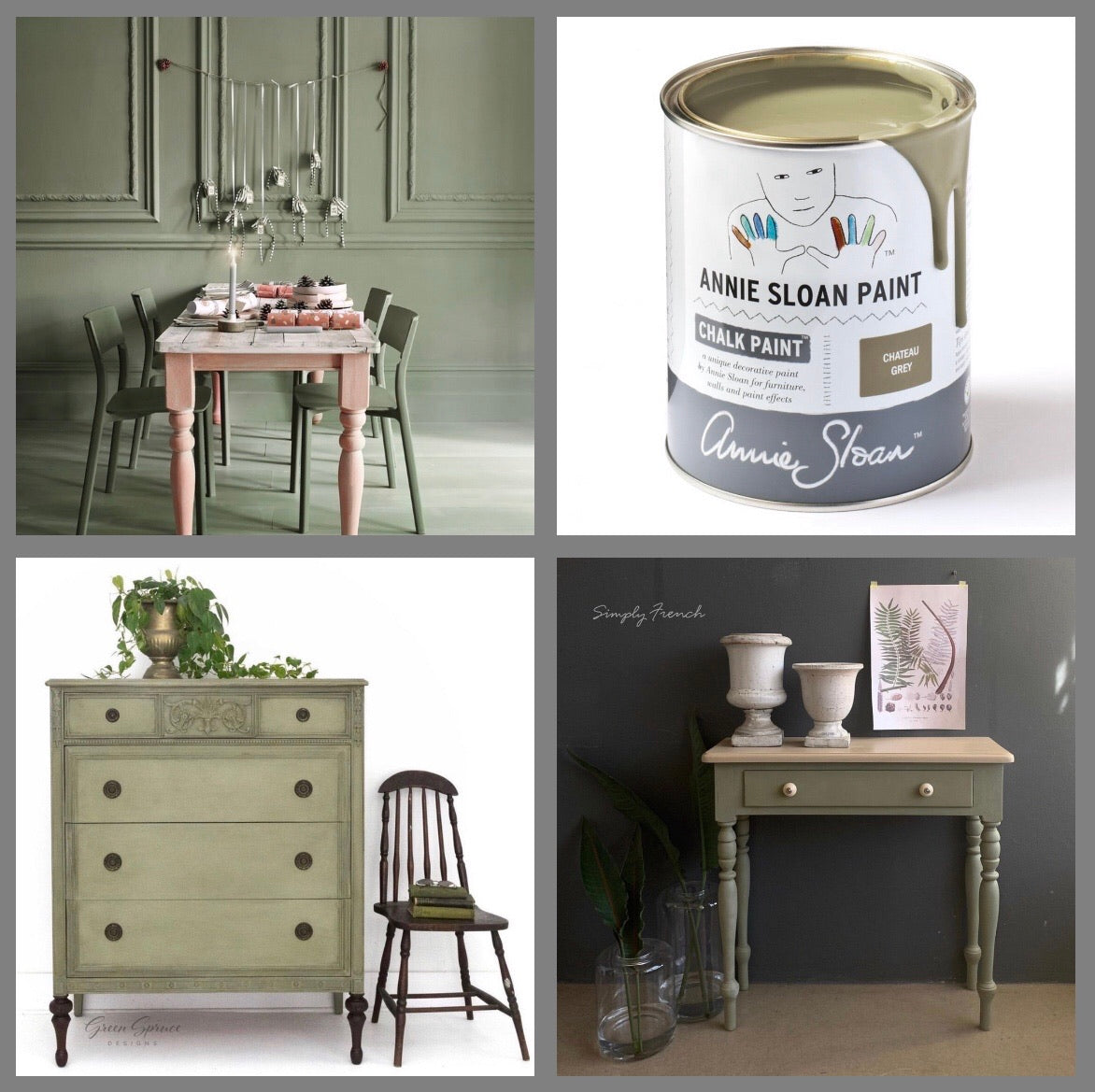 Green Painted Furniture
