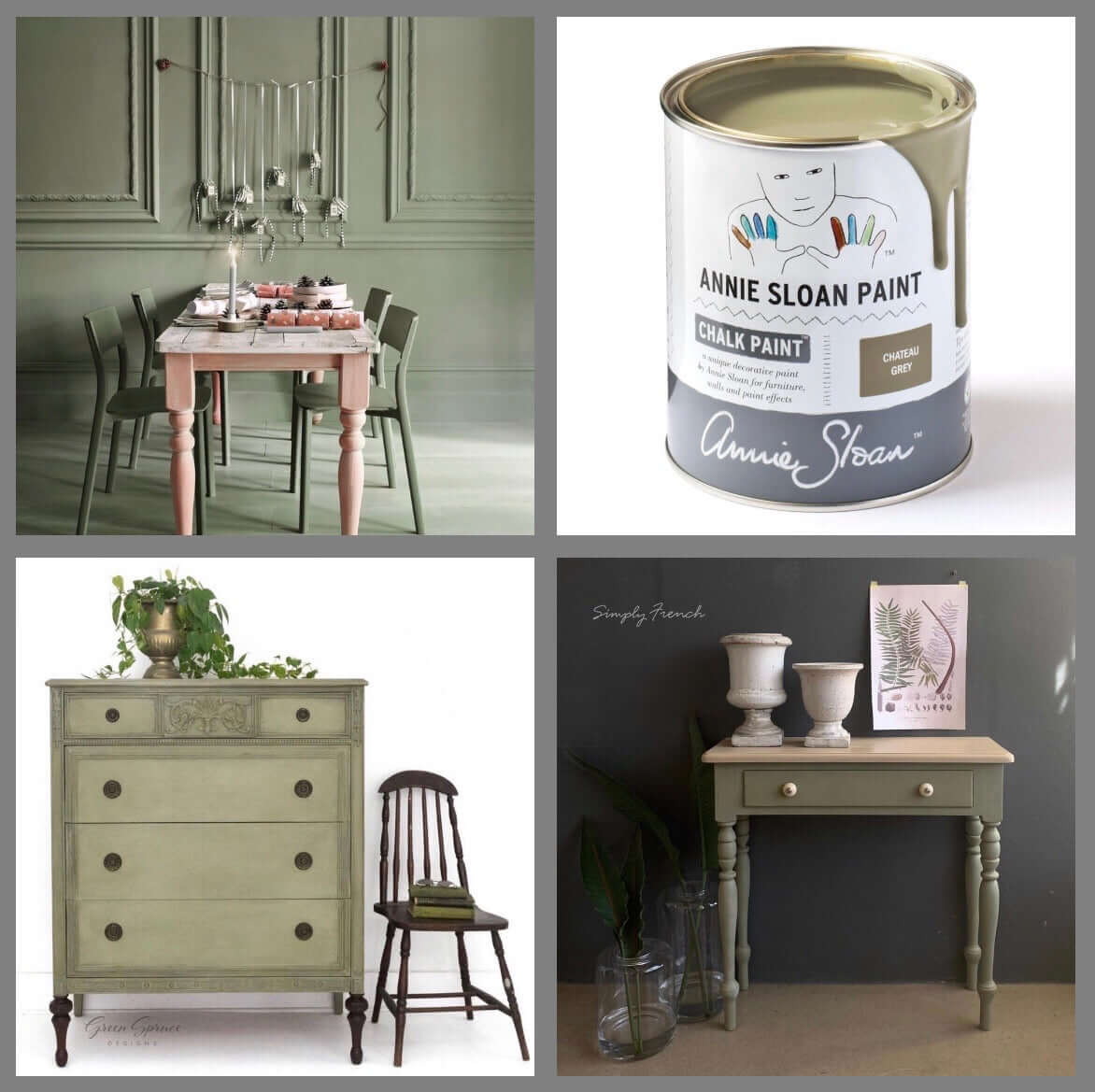 Green Painted Furniture