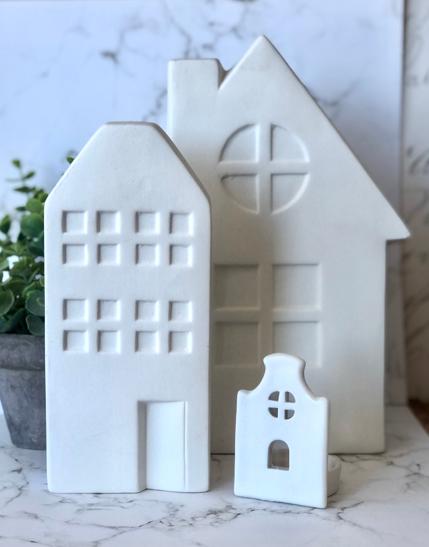 Ceramic White House