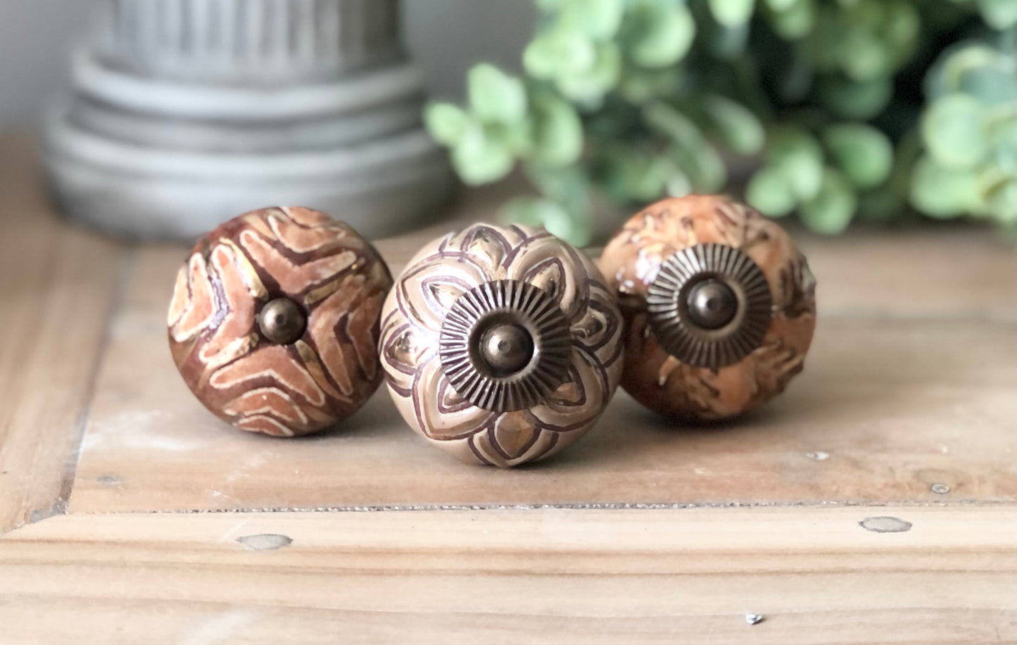 Tigress Boho luxe Ceramic Handles
