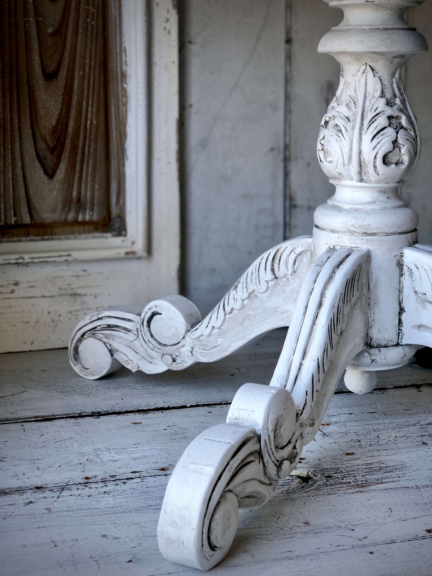 Carved Side Table