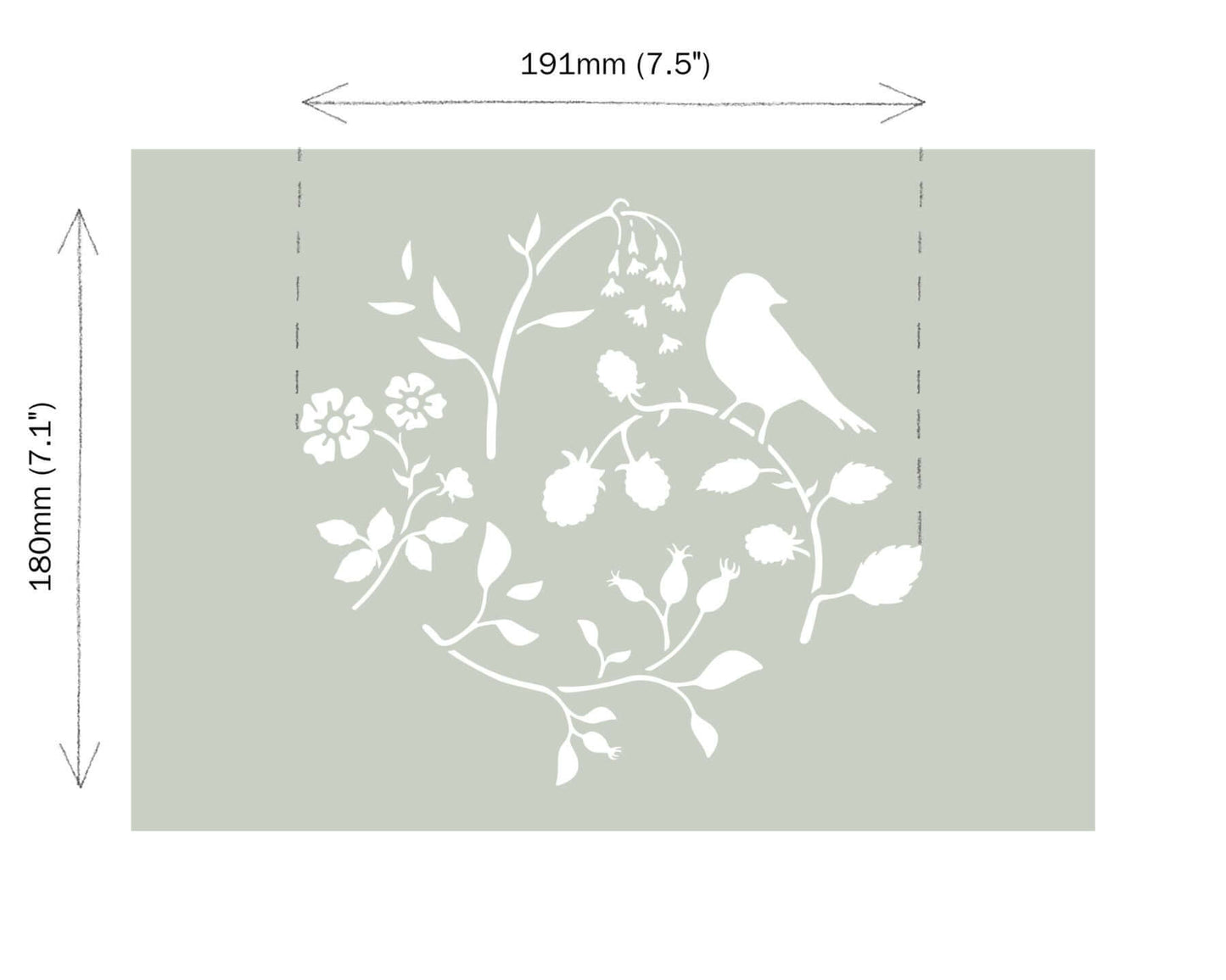 Countryside Bird Annie Sloan Stencil