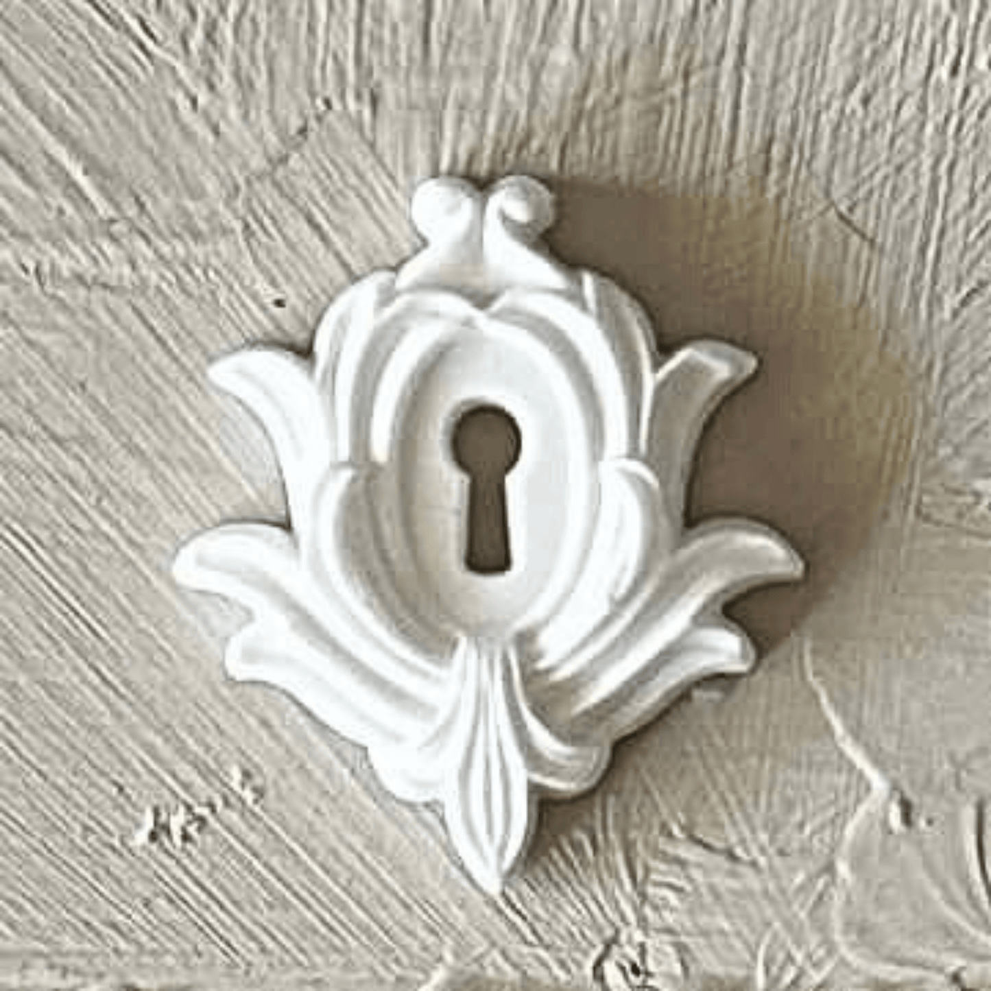 Keyhole Applique 003 - Resin Escutcheon for Furniture & Crafts