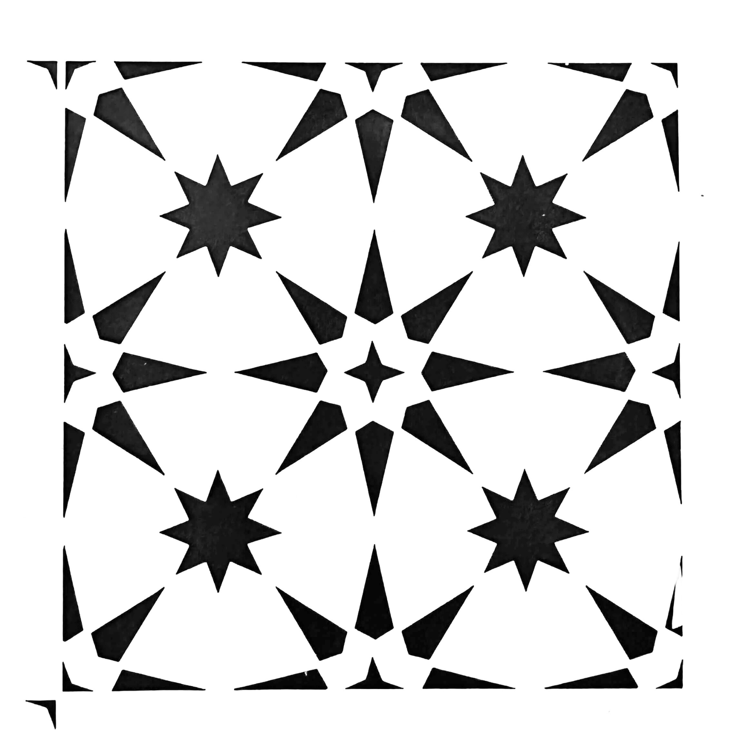 Stella Modern Farmhouse Star Pattern Stencil