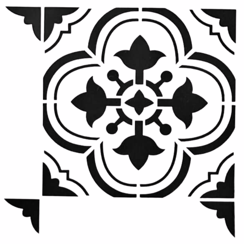 Berber Moroccan Style Stencil