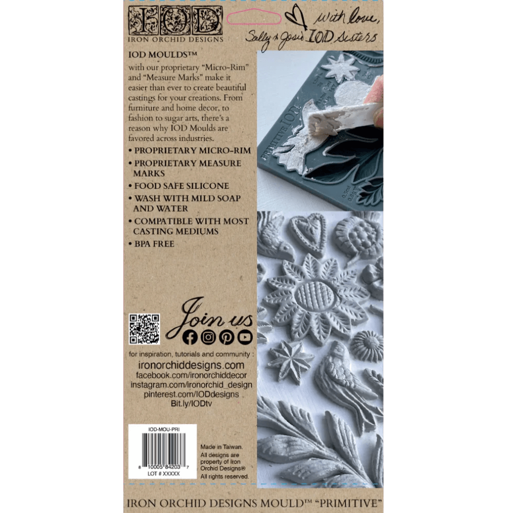 IOD Primitive Decor Mould™ 6 X 10
